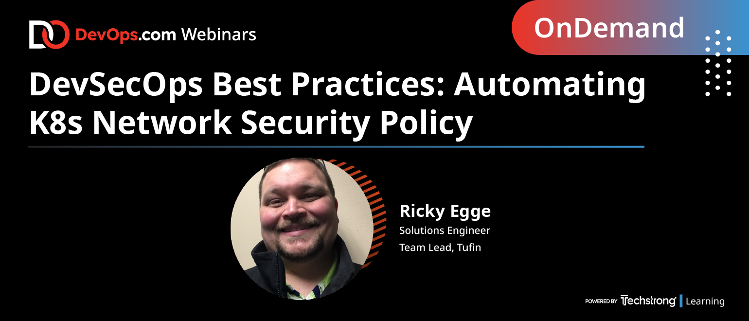 DevSecOps Best Practices Automating K8s Network Security Policy